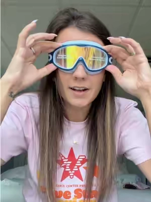 The beach hack that saved me all the tears! #summervibe #swimgoggles #summeressentials 