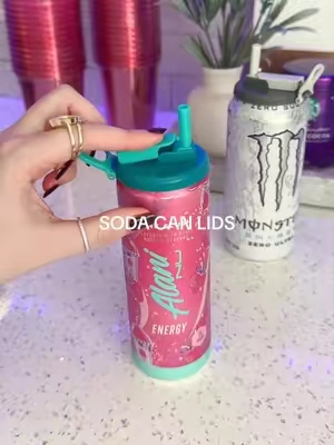 did i need this?? no… am i obsessed? absolutely ✨💗 #asmr #sodacanlidswithstraw #sodacanlid #tiktokmademebuyit #tiktokshopsummerturnup 