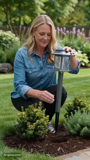 12 pcs solar pathway lights , tiny, cute, perfect for decor#weeklydeals #SummerVibes #solarlights #outdoorlighting 
