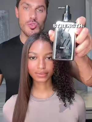 From curls to sleek, humidity-proof strands ✨  We love both curly and straight hair, but when it’s time for a smooth, glassy transformation, our Extra Strength Dream Coat is the secret weapon 💪 No frizz, no puffiness — just silky, weatherproof hair that lasts 🤍 @Chrisappleton1 #colorwow #frizzyhairtips #humidityhair  #curlyhairtransformation #hairtransformation 