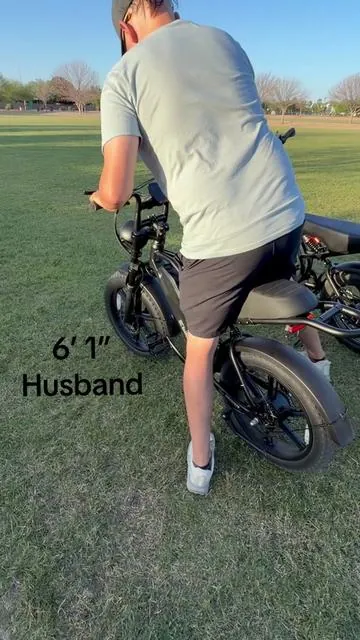 The Cruiser e-bike model is 750w and has a 65mile range the other model (not shown) is the adventure model is 1500w and has a 100mile range #ebike #electricbike #tst #tiktokshopcreatorpicks #SummerVibes 