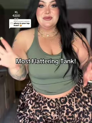 Replying to @emma @Attraco.us @ATTRACOOfficial #activewear #workouttank #tiktokshopcreatorpicks #plussizefashion #curvyfashion 