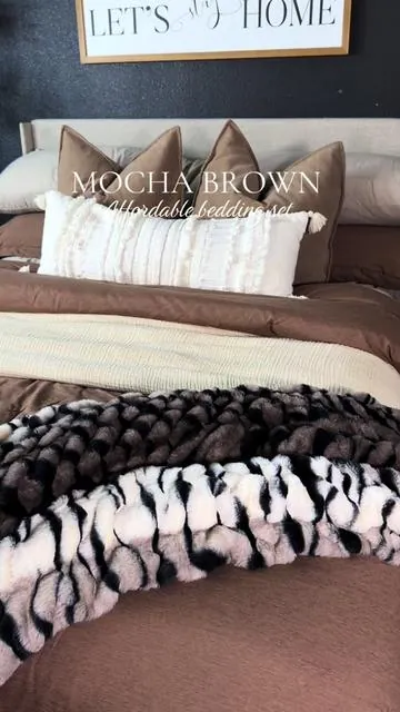 POV you finally cracked the code to the coziest neutral bedding 🤎☁️✨ #bettersleep #beddingset #comforterset #cozyhome 