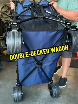 The coolest thing I’ve gotten on TikTok #wagon #apartment #foldingwagon #bigfamily #tiktokshopcreatorpicks 