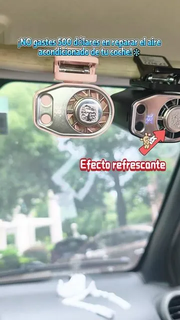 ¡Con este ventilador de clip, ya no le temo al verano caluroso! 🔥 ¡Está en gran rebaja ahora mismo! ¡Corre y agarra el tuyo rápido! 💨 #ventiladorcoche #verano #ventiladorportatil #enfriamiento #ofertastiktok
