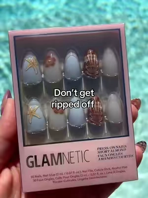 #glammetic #glamneticnails #glamneticpressonnails #summernails #beachnails 