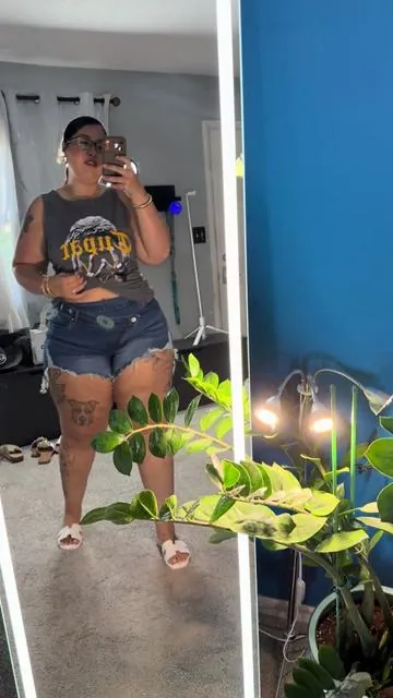 Size : 2X #ootdinspo #plussizefashion #jeanshorts #usboutiquechic 