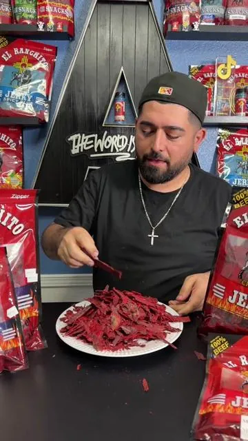 10 oz Crumb bags are Fire! 🔥 grab yours while they’re in stock! 🤤❤️‍🔥🔥 #elranchitojerky #spicyred #fuego #jerky @El Ranchito Jerky 