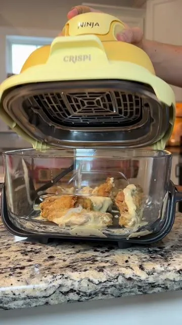 Ugh🫠 #airfryer #glassairfryer #cooking #ninjakitchen #ninjacrispi 