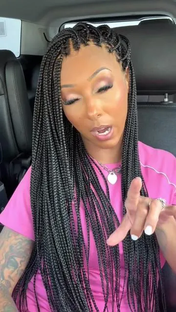 This braided unit is TOO natural 😍  @Luvmehair   Luvme OwnScalp™ Lightweight Salon-Like Braids with a Real Scalp Look Full HD Lace Knotless Box Braided Wig Flexi-Fit Invisi Drawstring Cap Tap the orange shopping cart 🛒✨ #luvmehair   #braidedwig   #ownscalp   #wigtok   #luvmeownscalp
