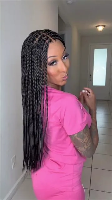 At this point these braided wigs are about to put the braiders out of business 😩🔥   Because why does the scalp look THIS real?! @Luvmehair OwnScalp™ Lightweight Salon-Like Braids with a Real Scalp Look Full HD Lace Knotless Box Braided Wig Flexi-Fit Invisi Drawstring Cap Tap the orange shopping cart 🛒✨ #luvmehair   #braidedwig   #ownscalp   #wigtok   #luvmeownscalp
