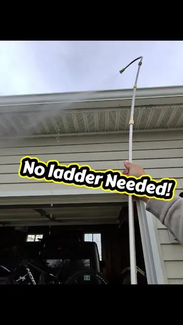 Washing your house, deck, or second-story windows without climbing ladders or risking your neck 💦 This 10-Piece Pressure Washer Extension Wand Kit gives you serious reach. Multiple stainless steel extension rods, quick-connect fittings, 5 different atomization nozzles, and everything you need for high-pressure cleaning on siding, gutters, roofs, cars, and more. Turn your standard pressure washer into a long-reach monster — safe, fast, and professional results. If tall jobs are scary or annoying, this kit makes them easy. Drop a 🏠 if you need this! Link in bio 👇 #PressureWasherWand #ExtensionWand #HouseWashing #PressureWasherAccessories #OutdoorCleaning 
