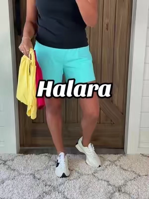 Replying to @JessVal  Halara Shorts Review These Halara shorts are seriously one of my favorite summer finds ☀️✨ Comfortable, flattering, and perfect for everyday mom outfits, travel days, workouts, and casual summer style — and they’re on sale right now! #halarashorts #womensshorts #HalaraSuperBrandDay  #halara #athleisurewear @Halara 