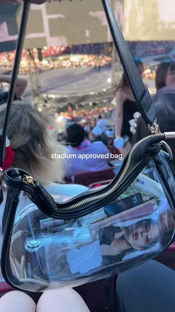 Stadium approved bag💕✨ #musthaves #concerts #totebag #clearbag #tiktokviral