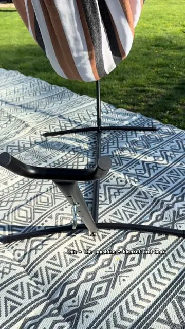 This just makes sense. You can use it all year around. #hammock #patiofurniture #SummerVibes #dealsforyoudays #outdoorfurniture 