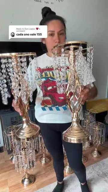 Replying to @Dani Lopez. ♥️ el precio es por los 20 centros de mesa eatan muy bonitos y elegantes #centrosdemesa #centerpiece #fiesta #decoration #summervibe 