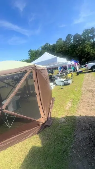 Turn your backyard into the chill spot this summer. ☀️ This VEVOR screened gazebo gives you shade, airflow, and bug protection all in one setup. Perfect for pool days, cookouts, camping, or late night hangs without getting eaten alive by mosquitoes. Easy pop-up design and roomy enough for the whole crew. #summervibes #fyp 
