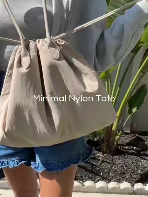 Soo cute & functional ✨ #nylonbag #totebag #minimalistbag 