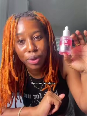 #stitch with @GLAMbyMyi dark spot serum for dark spots, melasma, hyperpigmentation and acne scars. Works perfectly with tretinoin and sunscreen. Has both niacinamide and tranexamic acid.