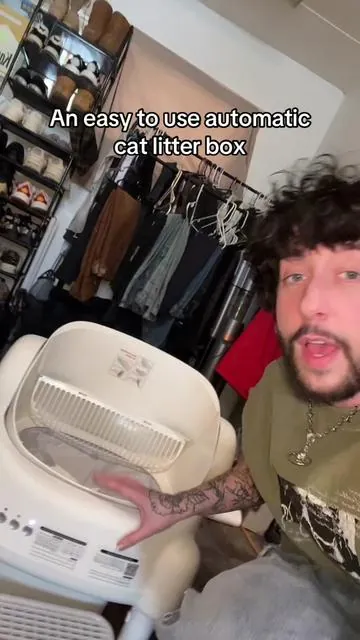Easy to use automatic litter box #TAYACICY #Summervibes #PetLoversAssemble #PetLovers 