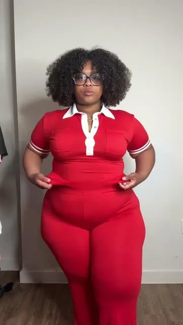 Loving this two piece set from @USBoutique Chic #CapCut #bbwbaddieonabudget #plussizetiktokshop #fyp 