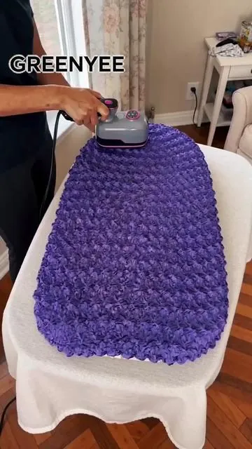 I'm sure your old iron could never achieve results like this. #travelsteamer #ironingclothes #tiktokshop #rlaundrytips #travelessentials     