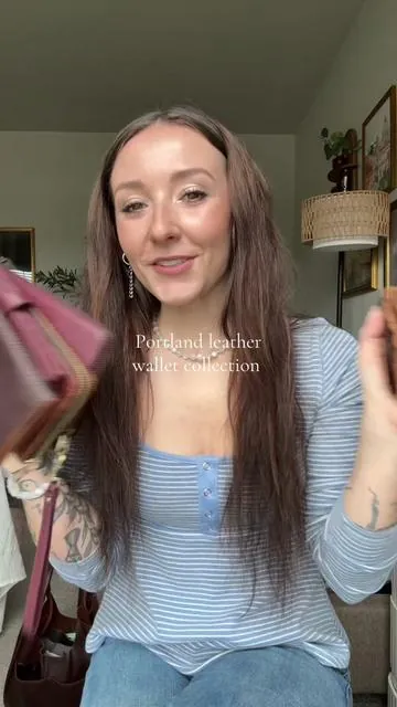 Updated Portland leather collection! Skip to about 1:10 for the larger wallets :) #tiktokshopmemorialday #plgpartner #wallet #wallets #walletsforwomen 