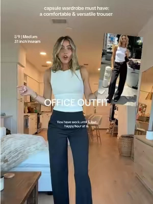 The best and most versatile work pants ever!! Seriously the cutest office outfit @G4Free Store #G4FreeSpotlight #g4free #officeoutfits #slacks #workpants 