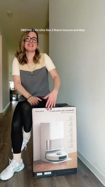 Juanita limpia mejor que todos nosotros 🫣 … #robotvacuum #dreamevacuum #tiktokshopcreatorpicks #SummerVibes #TikTokShopMemorialDay  DREAME L10s Ultra Gen 2 Robot Vacuum and Mop, 10,000Pa Suction, MopExtend Tech, All-in-One Base Station, 75 Days Auto-Empty, Mop Self-Washing&Drying, Smart Obstacle Avoidance, Carpet Cleaning
