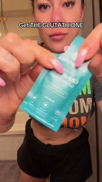 Do yourself a favor and get the glue on! It took me about three weeks of consistency to see a big difference but whoa! @Cymbiotika #glutathione #tiktokshopcreatorpicks #guthealth #autoimmunedisease 