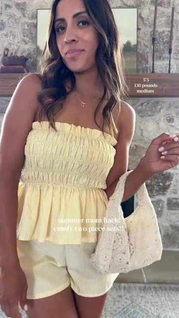 they take all the brainwork out of it and you feel so cutesy and put together!!  #twopieceset #summeroutfits #DealsForYouDays #SummerVibes #tiktokshopsummerturnup 