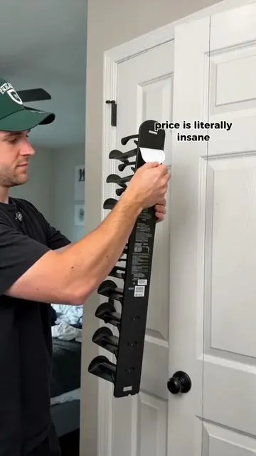Finally found a way to store my hats without ruining the shape! No drilling required either. Run to the link! #organizationhacks #hatcollector #closetorganization #apartmentfriendly #tiktokmademebuyit