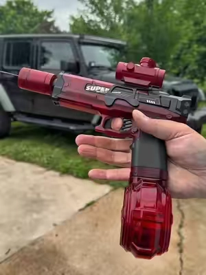 This Ultimate Battle Electric Water Gun is SUMMER FUN on another level 💦🔥 Featuring automatic blasting action, a glowing muzzle, 32FT shooting range, and high-capacity water storage for nonstop backyard, beach, and pool battles! Perfect for kids AND adults! #watergun #summerfun #Summervibes #dealsforyoudays #tiktokshopcreatorpicks 