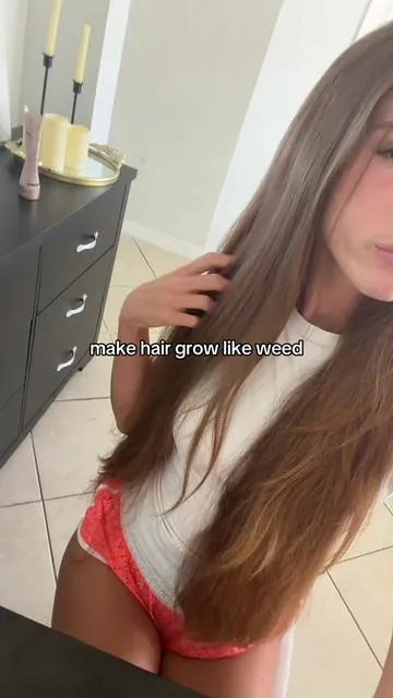 i LOVEE these #hairgrowth #hairgrowthtips #hairtok #longhair 