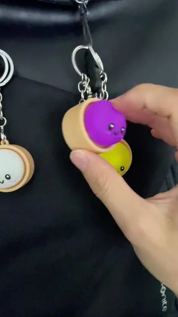 These dumpling keychains are dangerously cute 🥹🥹#DumplingSquishy  #TikTokShopFinds #KawaiiToy  #CuteThings #StressRelief 