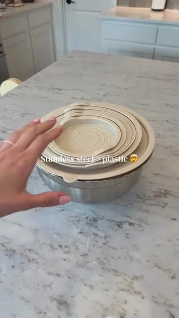 My most used kitchen items by far 🤍 #tiktokshopcreatorpicks #dealsforyoudays #mixingbowls #stainlesssteel #kitchengadgets 