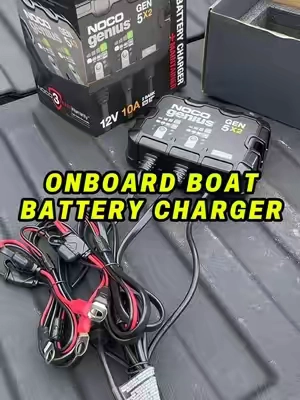 Don’t get stranded on the water with a dead battery. NOCO onboard chargers is the best way to keep your batteries in tip top shape. #onboardcharger #boat #battery #charger #nocosuperbrandday 