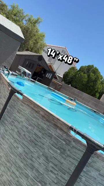 Piscina 14Fx 48”#summermashup #outdoors #piscinaencasa #outfitinspo 