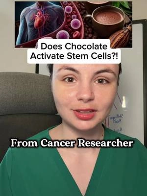 Does cocoa actually active stem cells? Let’s review the science behind it! #flavanols #hearthealth #stemcells #cocoa #holistichealth 