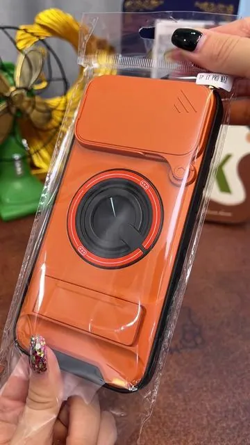 Funda magnética antichoque con protector deslizante para cámara, compatible con iPhone 17, 16, 15, 14, 13 y Samsung Galaxy S25, S24, S23, S22, S21 Ultra Plus. Soporte de anillo giratorio. #fundaSamsungGalaxy #FundaMagnéticaGalaxyProtecciónTotal #accesorios