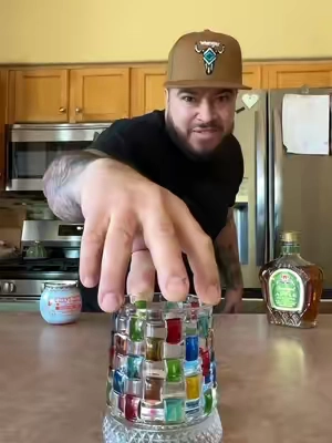 Omg this spinning glass is such a good gift for Father’s Day. Also goes great with my hit song spin your block. #cocktails #TikTokShop #spinningglass #whiskeyglass #drink 