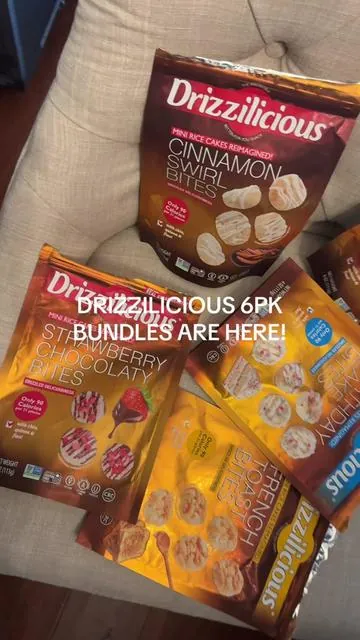 @Drizzilicious 6pk bundles are here!!!! Now I can finally stock up on my favorite mini rice cakes! #drizziliciousminiricecakes #miniricecakes #drizziliciousricecakes #drizzilicious #foodie 