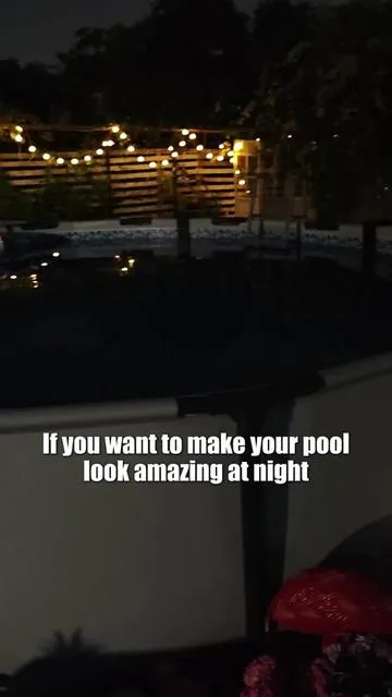 If you want your pool to look amazing at night, these solar lights are so worth it ✨ They charge during the day, turn on automatically after dark, and instantly make the whole pool feel more inviting！ #poolhacker #SummerVibes #poollights #pooltok #TikTokShopDealsforYouDays 