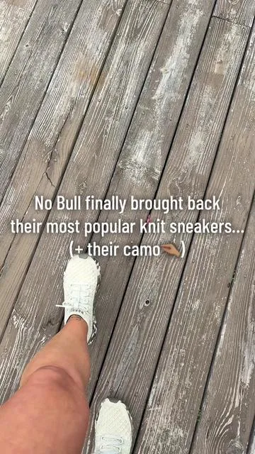 I am so glad @NOBULL brought back their camo knit sneakers!! 🩵⚡️ #tiktokshopcreatorpicks #newdropsforyou #Summervibes #nobullproject #sneakers 