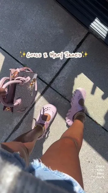 Crocs Echo Mary Jane’s #crocssuperbrandday #crocsnewarrivals #SummerVibes #newdropsforyou #summerwins @Crocs 