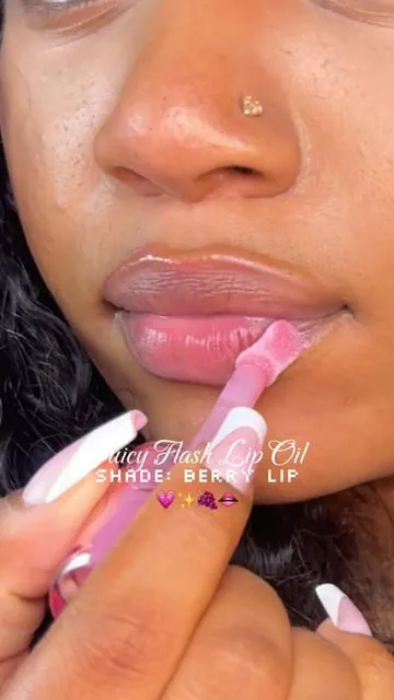 Berry Lip🍇✨ glides on like BUTTER!! #creatorsearchinsights #tiktokmademebuyit #lipoil  