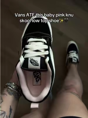 Vans new knu skool low top shoes @vans ✨🖤