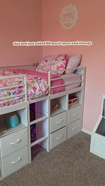 #lifted #lowloftbed #twinbed #kidsbed #tiktokshopcreatorpicks 