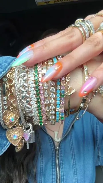 pavoi dropped COLORED tennis bracelets!!! #tennisbracelet #jewelrytiktok #affordablejewelry #jewelryfinds #pavoijewelry new Pavoi tennis bracelets 
