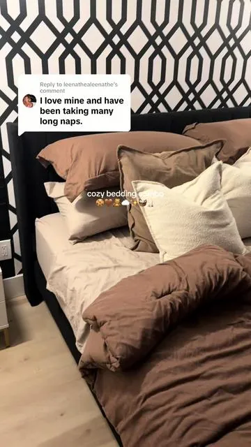 Replying to @leenathealeenathe #bettersleep #7piececomforterset #roommakeover #bedding 